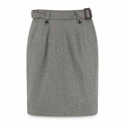 Apanage Women’s Grey Herringbone Pencil Skirt Size 10