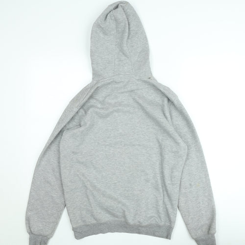 Azzurri Sport Men's Grey Pullover Hoodie Medium Fleece Regular Fit