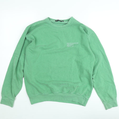 PrettyLittleThing Womens Green Small Pullover Sweatshirt