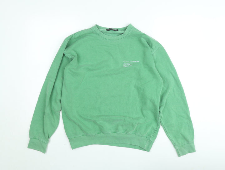 PrettyLittleThing Womens Green Small Pullover Sweatshirt