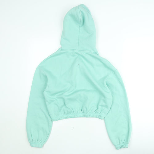 Light & Shade Women’s Green Pullover Hoodie Size M Fleece Lined