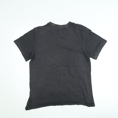 Nike Men's Black Crew Neck Short Sleeve Graphic T-Shirt M