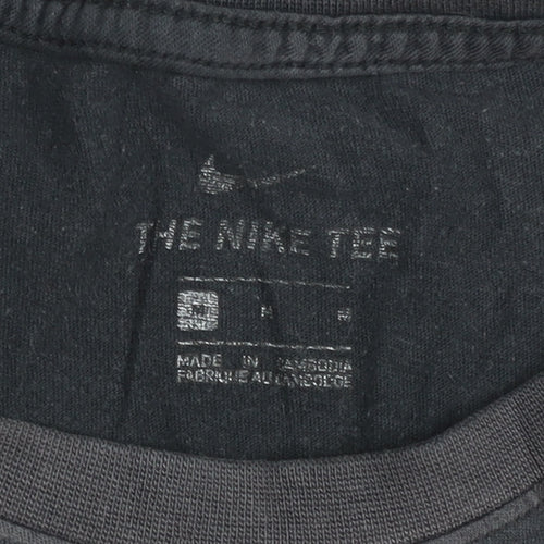 Nike Men's Black Crew Neck Short Sleeve Graphic T-Shirt M