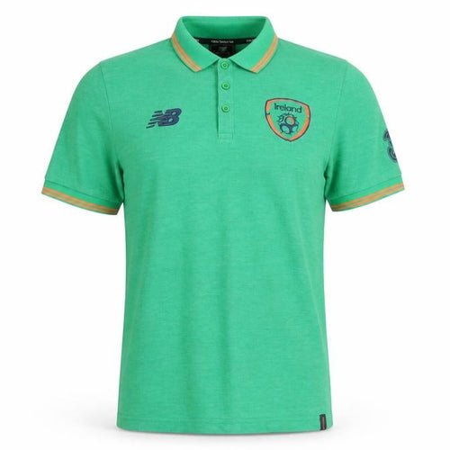 New Balance Men's Green Ireland Polo Shirt Size S Football Sportswear