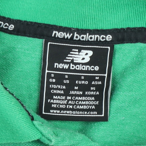 New Balance Men's Green Ireland Polo Shirt Size S Football Sportswear