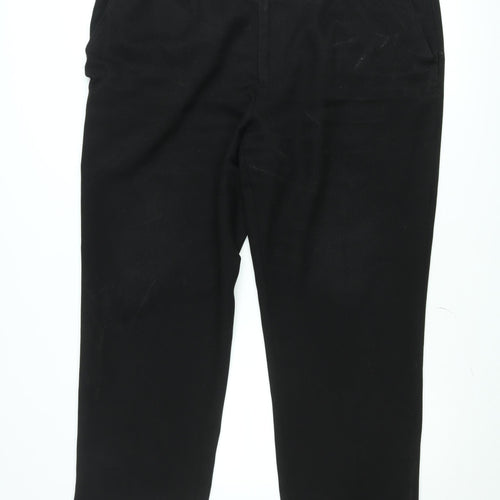Taylor & Wright Black Men's Regular Fit Dress Pants 44R