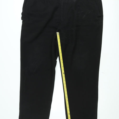 Taylor & Wright Black Men's Regular Fit Dress Pants 44R