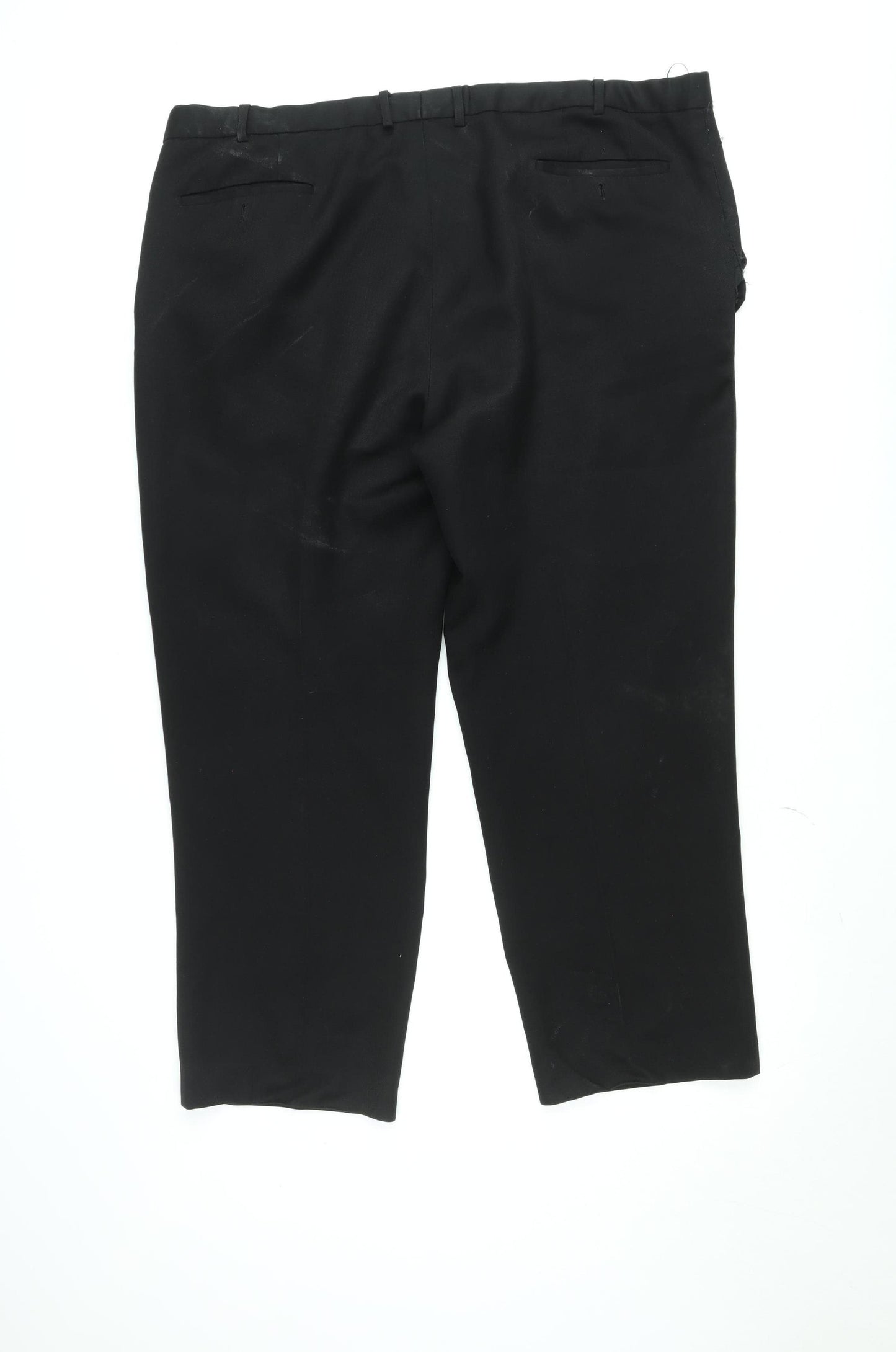 Taylor & Wright Black Men's Regular Fit Dress Pants 44R