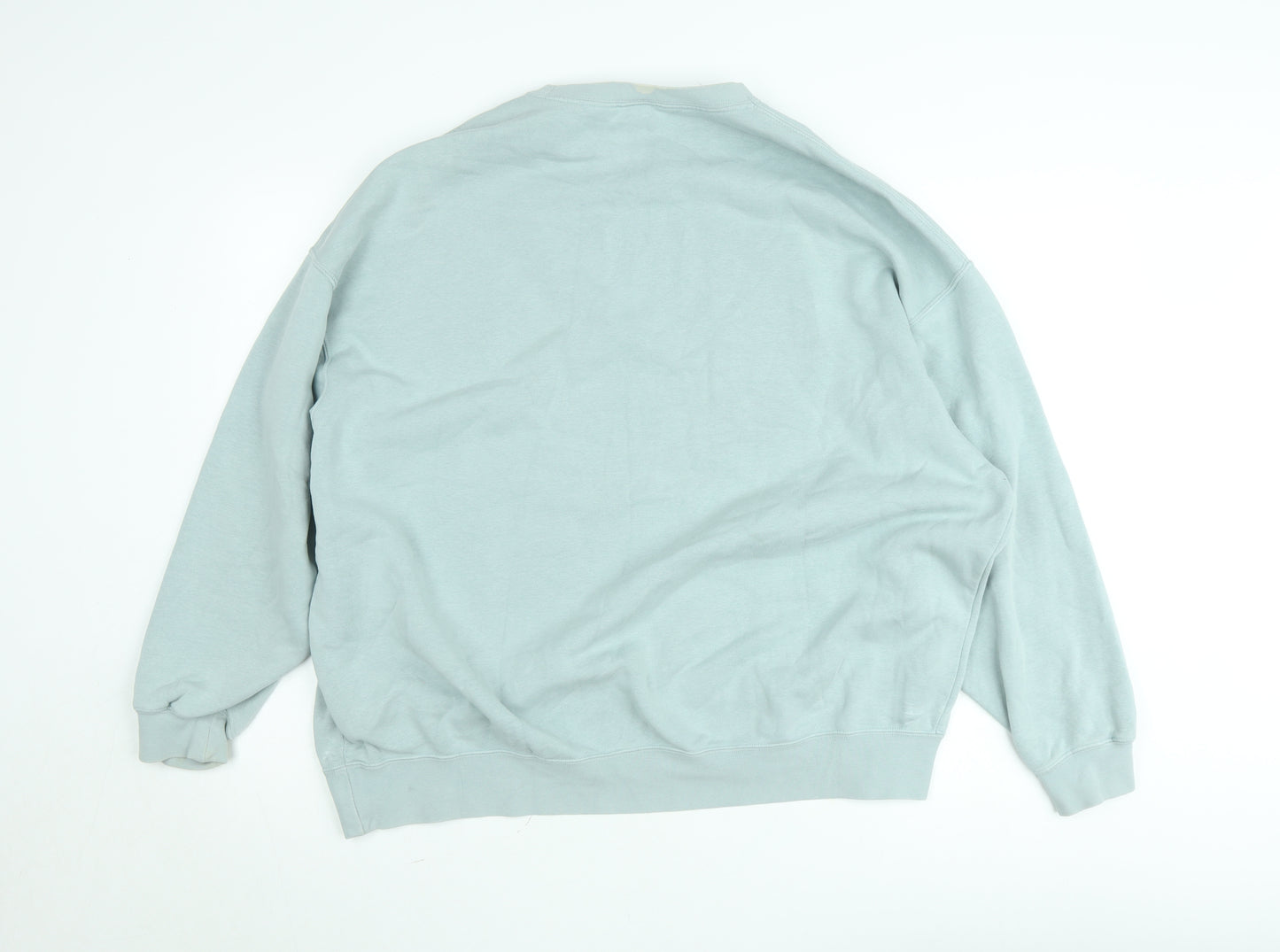 Nike Women's Blue XS Pullover Sweatshirt Crew Neck Graphic Print