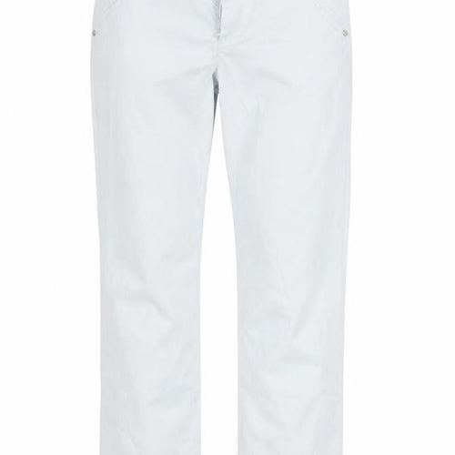 Greenhouse Women White Straight Cotton Jeans Size 12