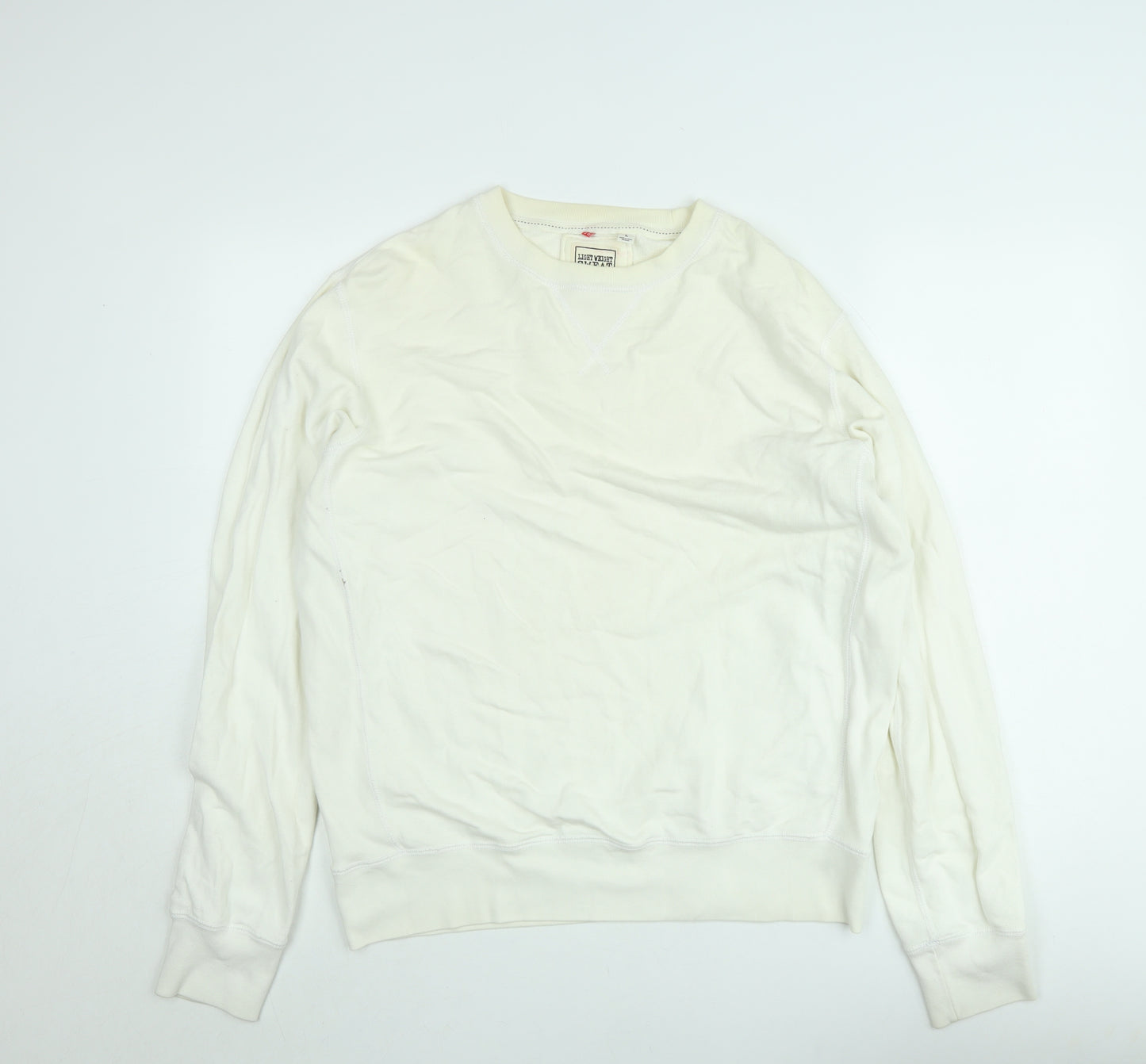 Uniqlo Womens Ivory Lightweight Pullover Sweatshirt Size L