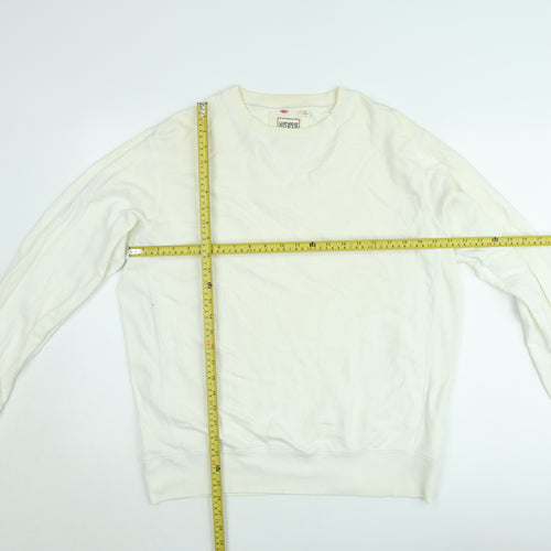Uniqlo Womens Ivory Lightweight Pullover Sweatshirt Size L