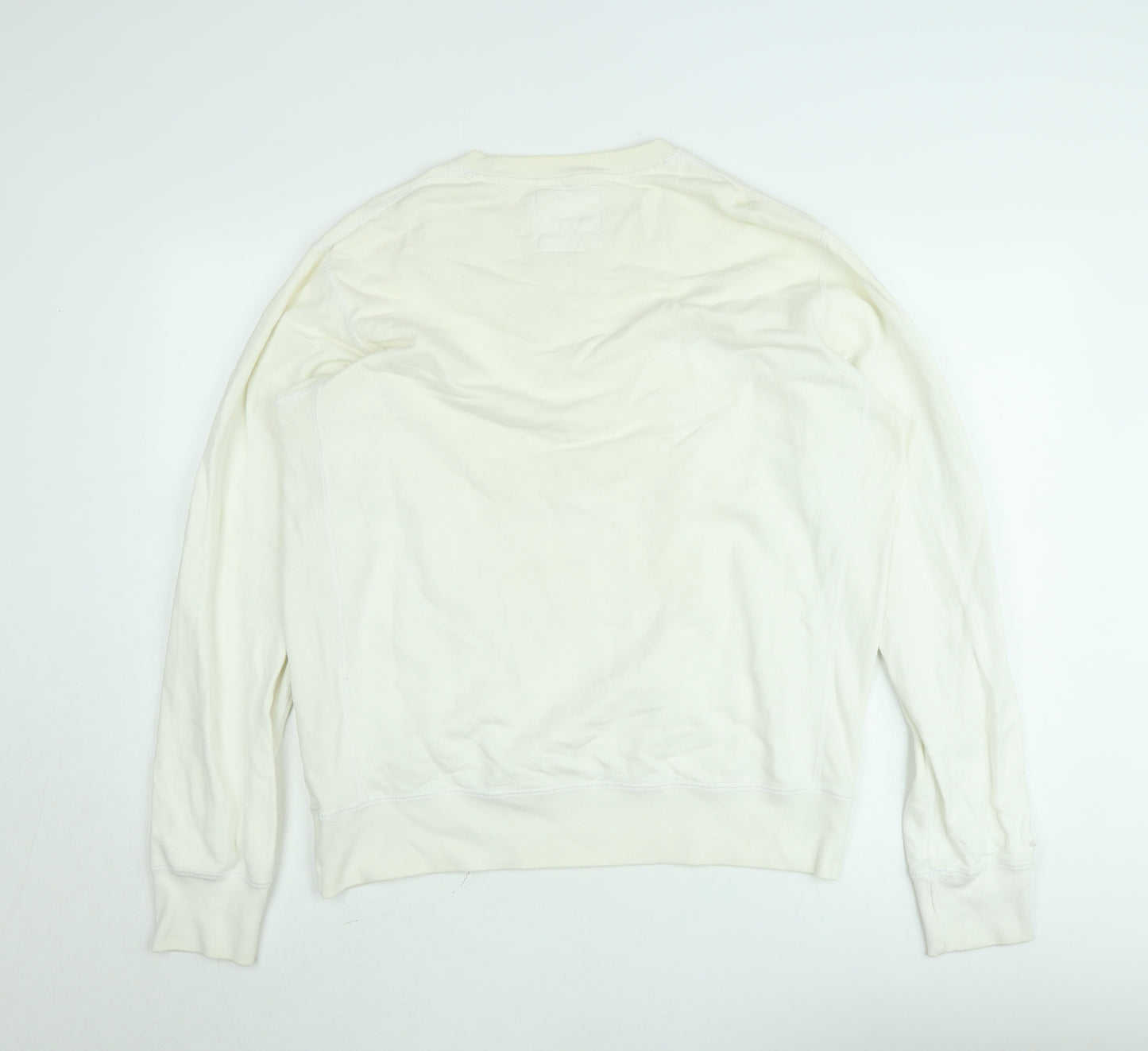 Uniqlo Womens Ivory Lightweight Pullover Sweatshirt Size L
