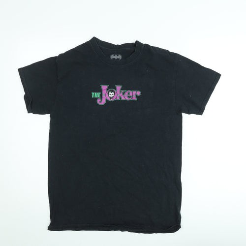 Batman The Joker Black Graphic T-Shirt Mens Medium Cotton DC Comics