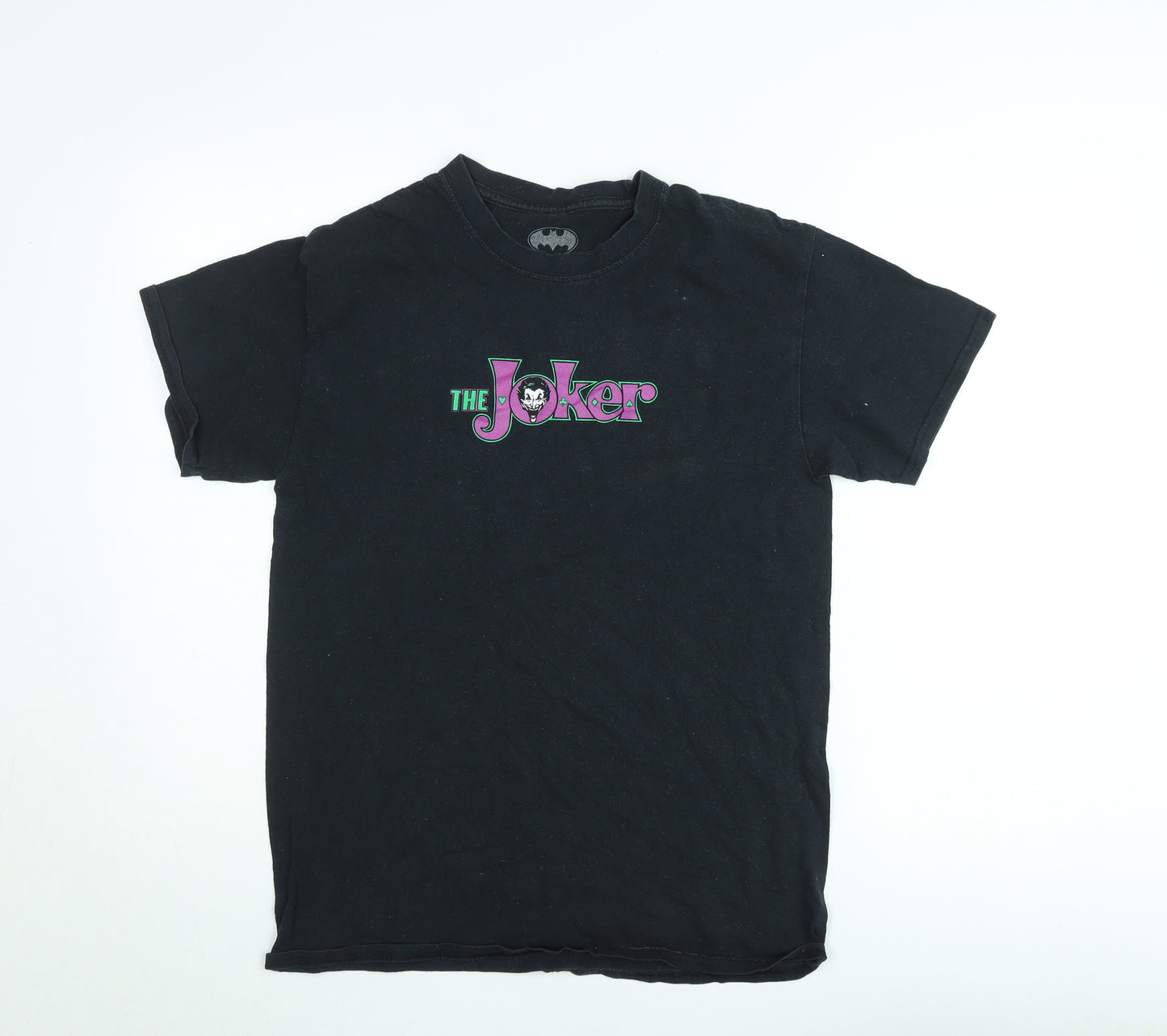 Batman The Joker Black Graphic T-Shirt Mens Medium Cotton DC Comics