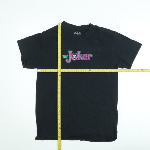 Batman The Joker Black Graphic T-Shirt Mens Medium Cotton DC Comics