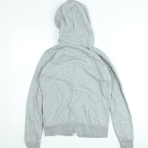 Nike Boys Grey Full Zip Fleece Hoodie Size S - Casual Sportswear
