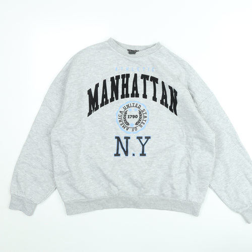 Primark Teens Grey Manhattan NY Graphic Sweatshirt 11-12Y 152cm