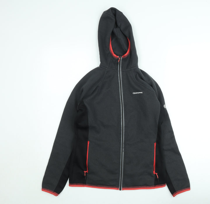 Craghoppers Women's Black Softshell Hooded Jacket UK 12
