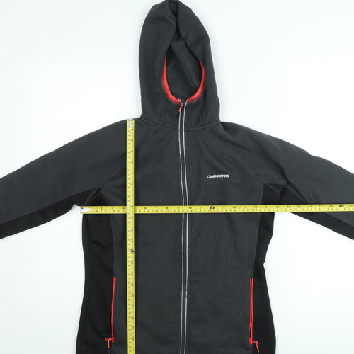Craghoppers Women's Black Softshell Hooded Jacket UK 12