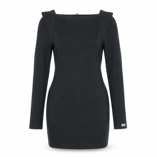 Gaudi Womens Black Bodycon Short Dress Size M Long Sleeve Formal