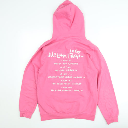 Just Hoods Women’s Pink Pullover Hoodie Anne-Marie Tour Small