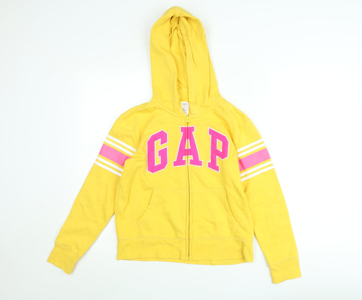 GAP Kids Yellow Full Zip Hoodie Women's Teens Size 14-16 Cotton Blend