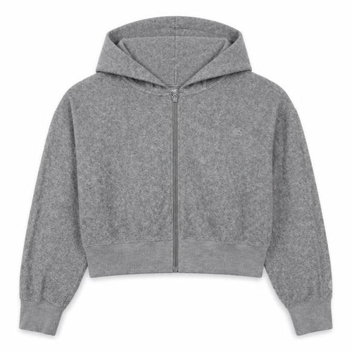 Gilly Hicks Women’s Grey Cropped Zip Hoodie Jacket Size S