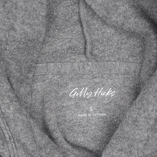 Gilly Hicks Women’s Grey Cropped Zip Hoodie Jacket Size S