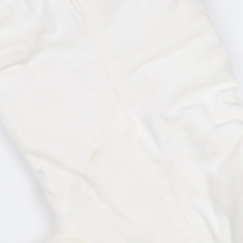 Marks and Spencer Unisex Ivory Fleece Hooded Bear Coverall 3-6 Months