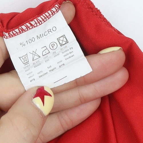 Adidas Mens Red Manchester United Football Jersey Size M Climalite