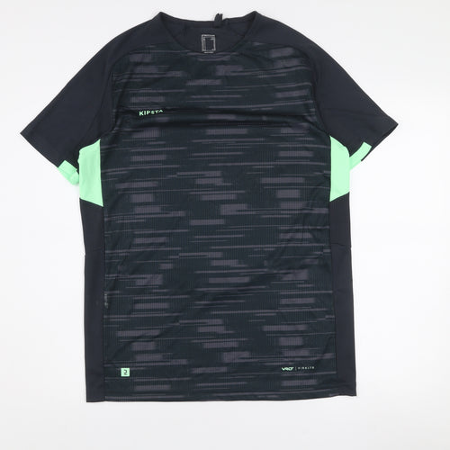 Decathlon Men’s Black Kipsta Sports T-Shirt M Athletic Fit