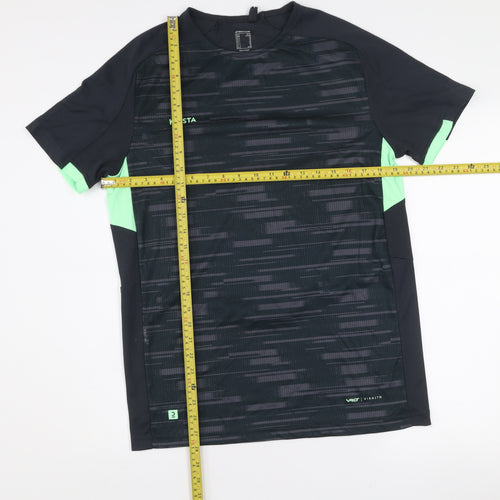 Decathlon Men’s Black Kipsta Sports T-Shirt M Athletic Fit