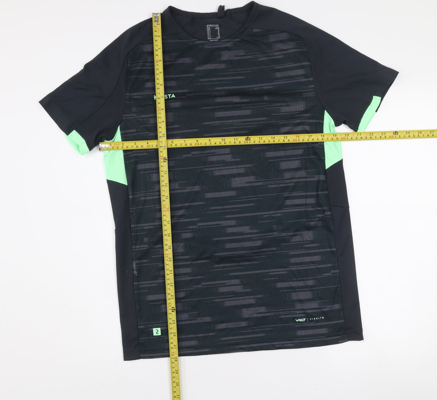 Decathlon Men’s Black Kipsta Sports T-Shirt M Athletic Fit