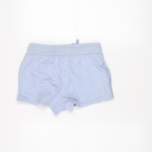 Jack Wills Women’s Blue Sweat Shorts Size 6 Drawstring Cotton Blend
