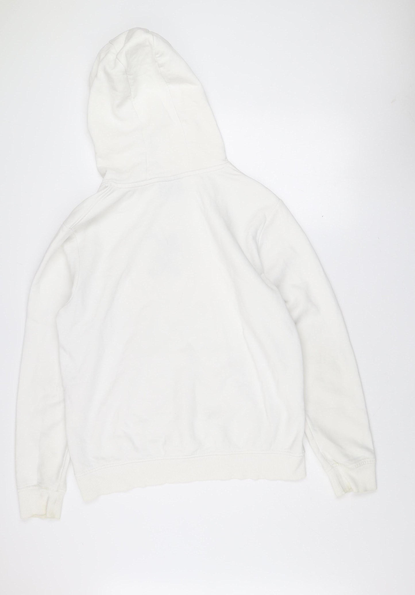 Disney Women White Mickey Mouse Pullover Hoodie Size L