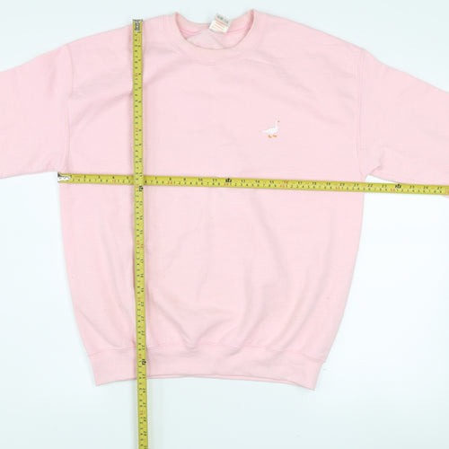 G&G Women’s Pink Crew Neck Pullover Sweatshirt Size M