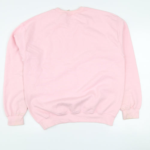 G&G Women’s Pink Crew Neck Pullover Sweatshirt Size M