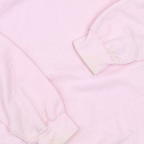 G&G Women’s Pink Crew Neck Pullover Sweatshirt Size M