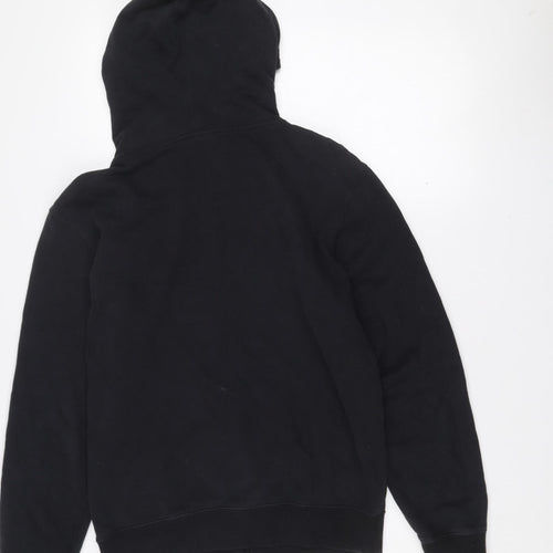 Champion Men's Black Small Full Zip Hooded Cotton Jacket