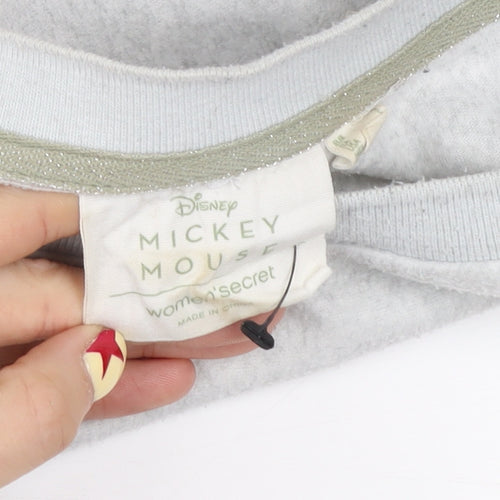 Women'secret Disney Mickey Mouse Grey Sweatshirt Women's M