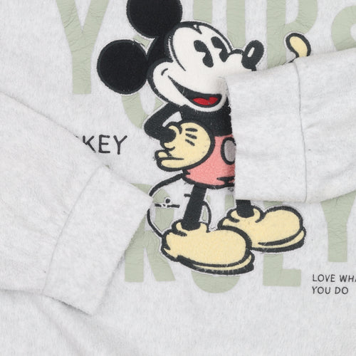 Women'secret Disney Mickey Mouse Grey Sweatshirt Women's M