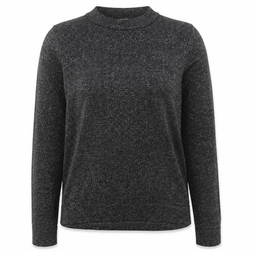 Savida Women’s Black Mock Neck Long Sleeve Knit Top Size 10