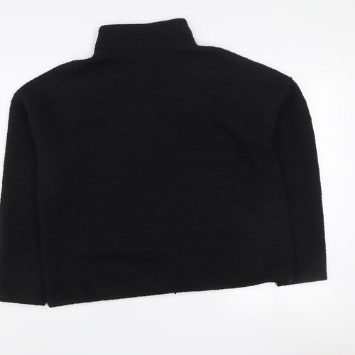 Calvin Klein Performance Women's Black XL 1/4 Zip Textured Sweatshirt
