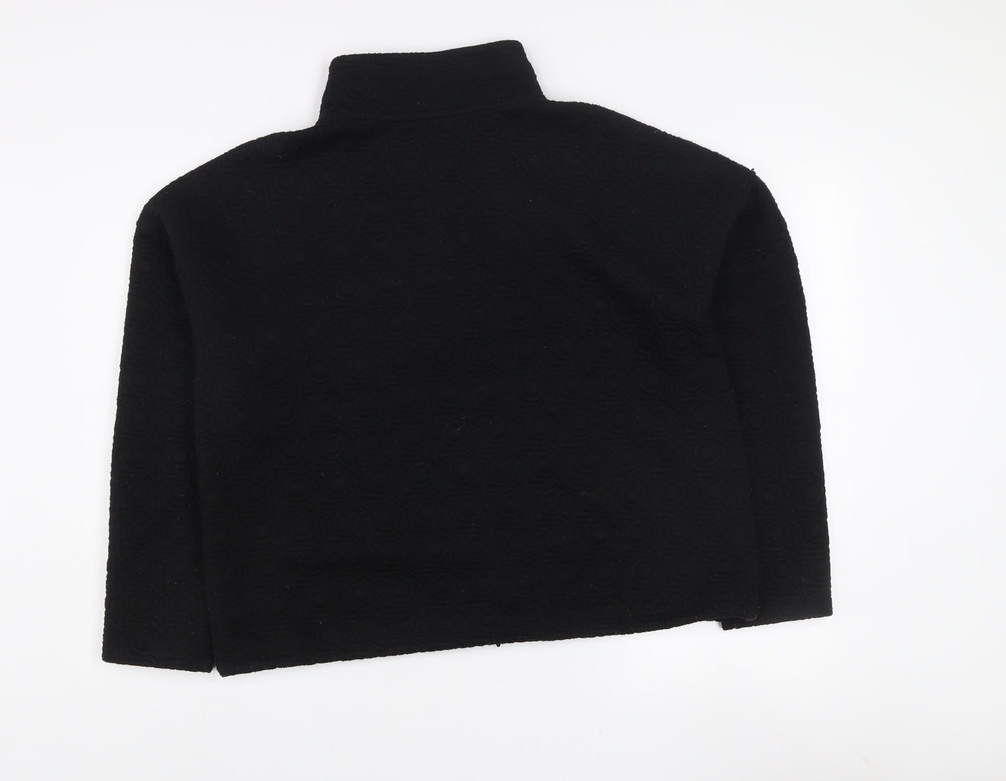 Calvin Klein Performance Women's Black XL 1/4 Zip Textured Sweatshirt