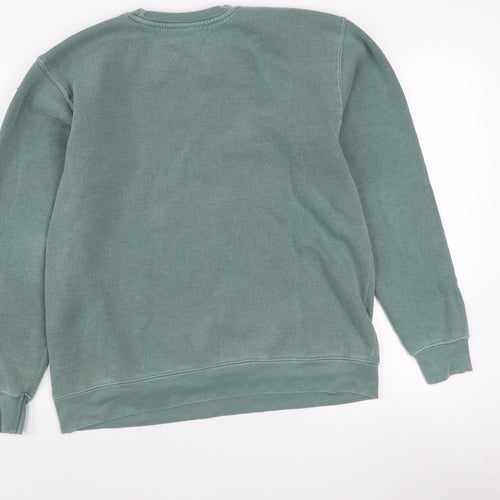 Alta Gracia Women’s Green Eastern Michigan University Sweatshirt M Cotton Blend