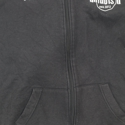 K1 Clothing Men’s Black Small Full Zip Hooded Jacket CrossFit Style