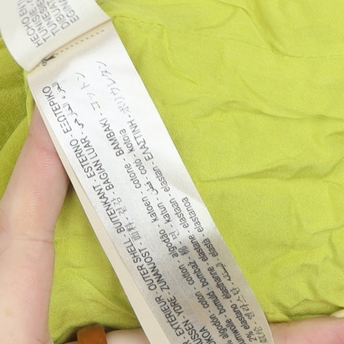 Massimo Dutti Teens Green A-Line Cotton Short Skirt 9-10 Years
