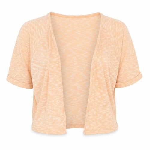 Pull&Bear Womens Beige Kimono Style Short Sleeve Blouse Size S