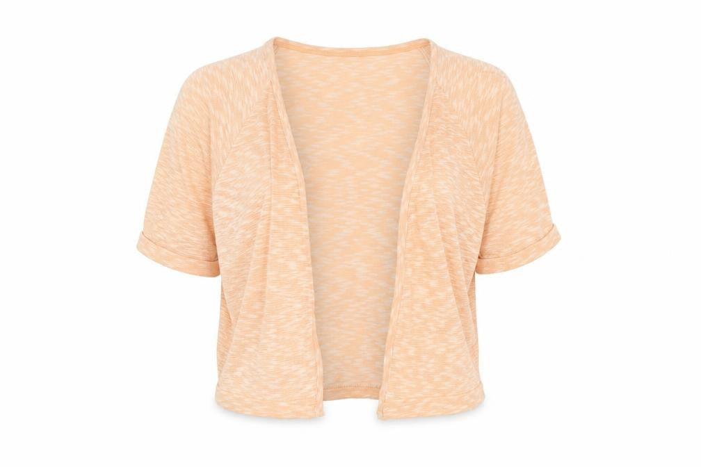 Pull&Bear Womens Beige Kimono Style Short Sleeve Blouse Size S